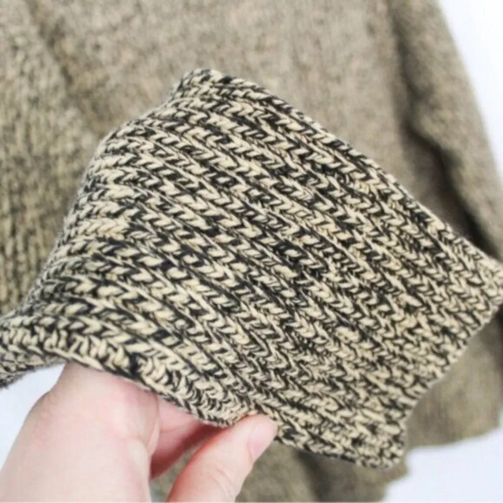 J. Crew Men's Heathered Knit 100% Cotton Pullover Crewneck Sweater Large